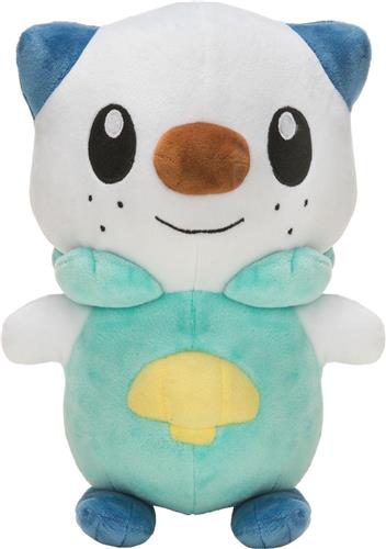Pokémon Knuffel Oshawott Junior 20 Cm Pluche Groen/wit
