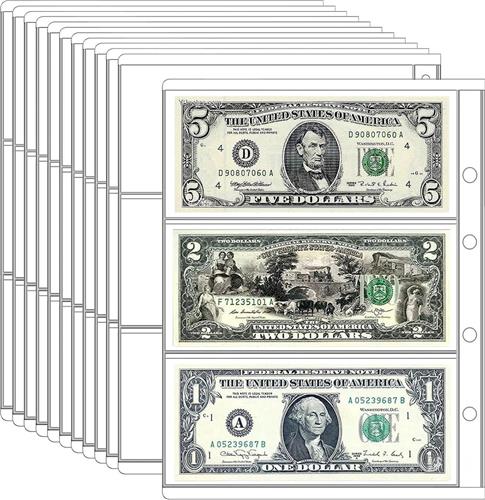 Lexium Biljetten verzamelmap - Geld verzamelmap - Biljetten album - Geld verzamelen - Biljetten houder