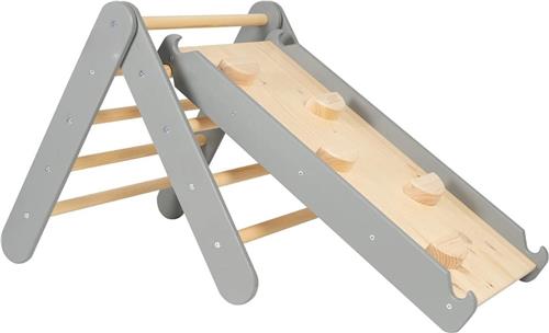 Lexium Klimboog - Klimboog met kussen - Klimboog kussen - Houten Klimbrug - Klimboog Inclusief Kussen - Kinderspeelgoed