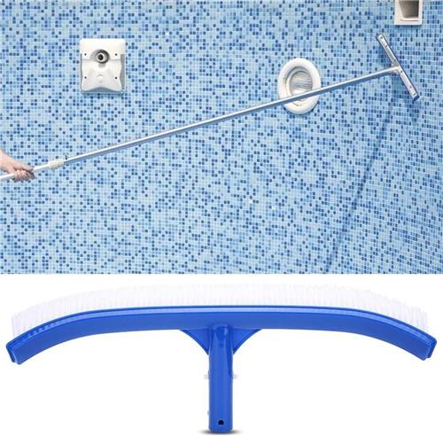 JGS Premium - Zwembadborstel 18 Inch voor Efficiënte Reiniging | Duurzame Borstelharen | Voor Zwembadonderhoud Thuis en Commercieel Gebruik