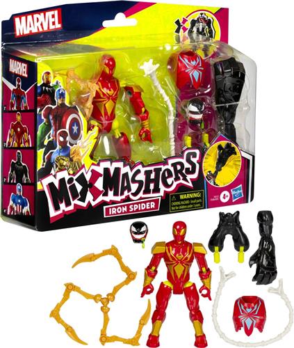 MixMashers Spider-Man Iron Spider Deluxe - Actiefiguur - Marvel