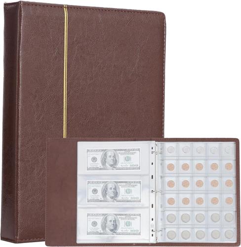 Lexium Biljetten verzamelmap - Geld verzamelmap - Biljetten album - Geld verzamelen - Biljetten houder