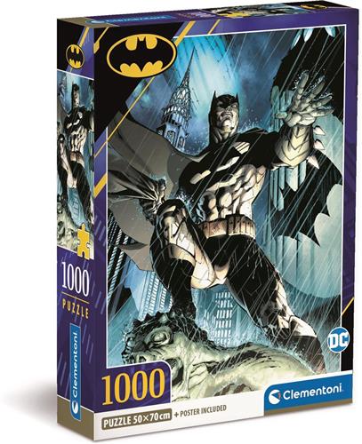 Clementoni - Puzzel - 1000 Stukjes - Batman 2020 - Puzzel Voor Volwassenen en Kinderen - 14-99 jaar