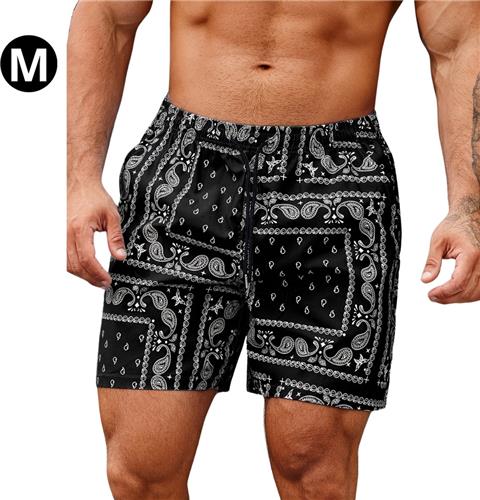 Nivard Zwembroek Heren - Zwem Broek Mannen - Badkleding - Zwemmen - Jongens - Swimming Shorts - Zomerbroek - Met Zakken - Zwart - Maat M
