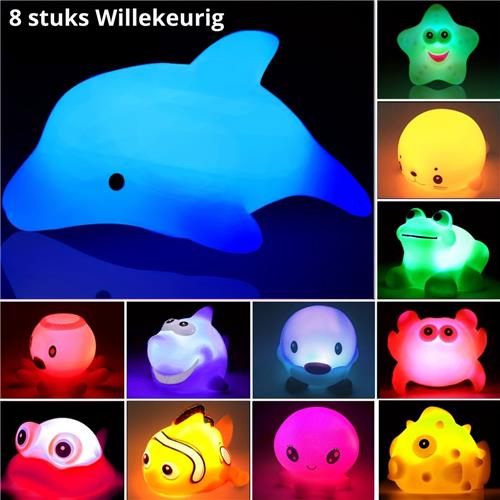 Livano Drijvend Badspeelgoed - Zomerspeelgoed - Waterspeelgoed - Strandspeelgoed - Zwembad - Zwemmen - Zomer - Speelgoed - 8 Stuks