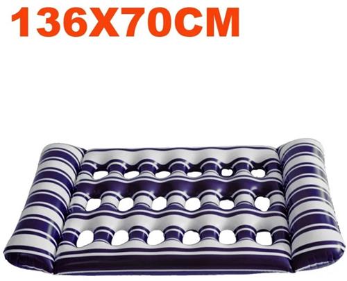 Bovista Opblaasbare Zwemband - Luchtbed Zwemband - 1 Persoon - Zwemring - Zwart 136x70