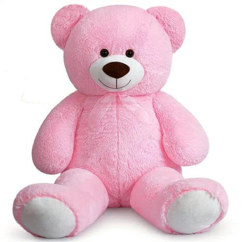 Livano Knuffel - Knuffelbeer - Knuffeldoekje - Groot - Meme - Baby - Beer - Stuffed Animal - Plushie - Plush - Dier - Roze