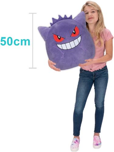 Pluche Dier 50 Cm - Ectoplasma - Gengar - Groot Ultrarzacht Pluche Dier - Officiële Pokémon-Licentie - Gigantische Pluche Ectoplasma - Perfect Voor Fans En Verzamelaars