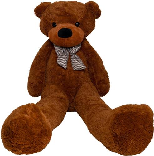 Teddybeer Knuffelige Pluche Beer - Zacht Speelgoed Voor Kinderen - 180 Cm - Bruin
