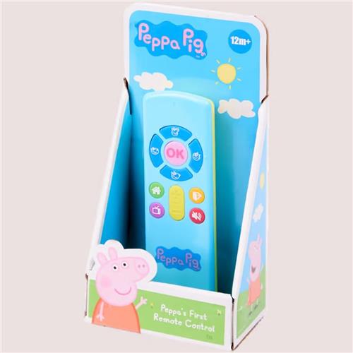 Peppas Pig first remote control- afstandsbediening Blauw- 12m+