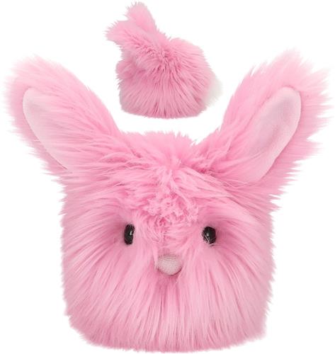 Depesche - SNUKIS pluizig konijn knuffel - roze