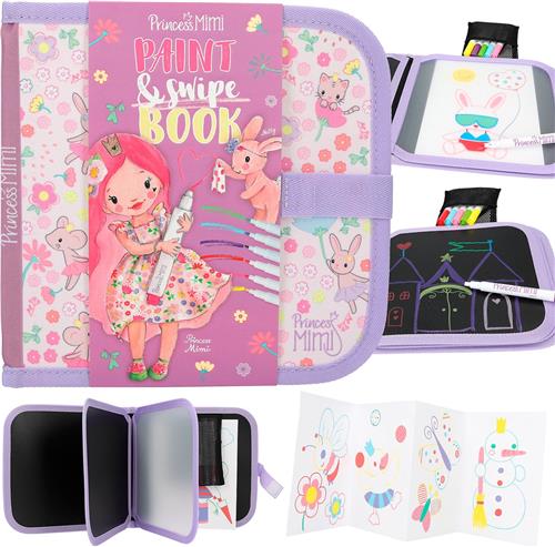 Depesche - Princess Mimi paint & swipe kleurboek