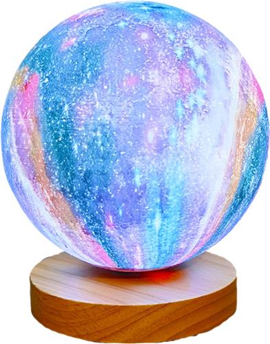 Bovista Zwevende Maanlamp - Wereldbol Magnetisch - Magnetische Maan Lamp - Moon - Moonlamp - Zwevend - Sterrenhemel - Nachtlicht - Draait