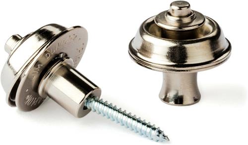 Dunlop Straplok Flush Mount nikkel  - Accessoire voor gitaren