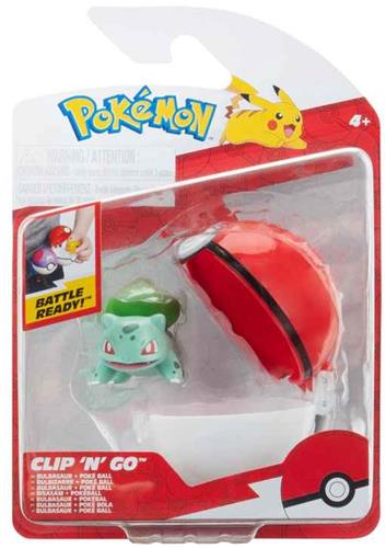 Pokémon - Clip 'N' Go Bulbasaur with Poke Ball