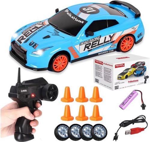 PolkaHome RC drift car - RC drift auto - RC car - RC auto drift - Drift auto afstandsbestuurbaar, bestuurbare auto