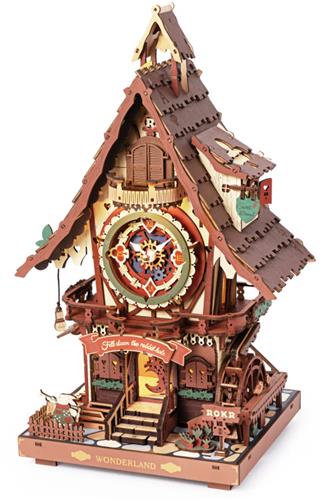 Robotime Cuckoo Clock - ROKR - LC901C - Klok - Koekoeksklok - Bouwpakket - Knutselen - Modelbouw