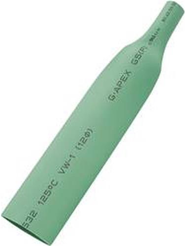 TRU COMPONENTS 1565145 Krimpkous zonder lijm Groen 25 mm 12.50 mm Krimpverhouding:2:1 5 m