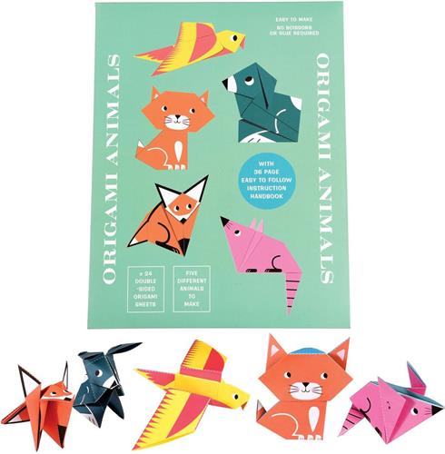 Rex London - Origami-kit 'Animals' (Voor kinderen)