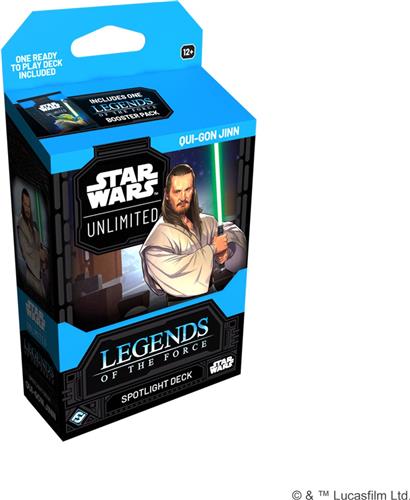 Star Wars Unlimited Legends of the Force Spotlight Deck Qui-Qon Jinn