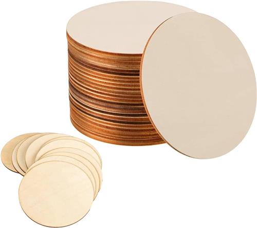 Inovra ® Creatieve Ronde Houten Schijven voor Diverse Kunstprojecten en Decoraties