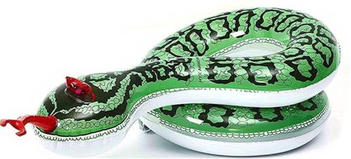 Livano Opblaas Slang - Zomerspeelgoed - Waterspeelgoed - Strandspeelgoed - Zwembad - Zwemmen - Zomer - Groene Slang