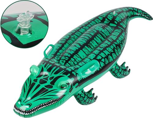 Livano Opblaaskrokodil - Zomerspeelgoed - Waterspeelgoed - Strandspeelgoed - Zwembad - Zwemmen - Zomer - Speelgoed