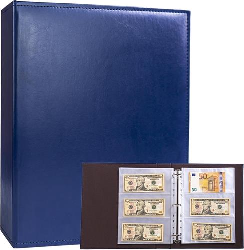 Lexium Biljetten verzamelmap - Geld verzamelmap - Biljetten album - Geld verzamelen - Biljetten houder