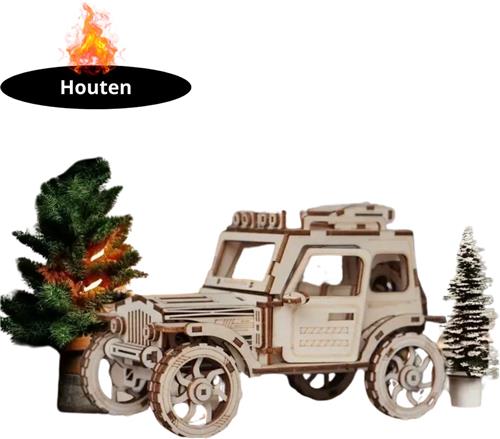 Bovista Bouwpakket Hout - Kinderen - Volwassenen - Bouwpakketten Volwassenen - Boot - Houten Puzzel - 3D - Auto