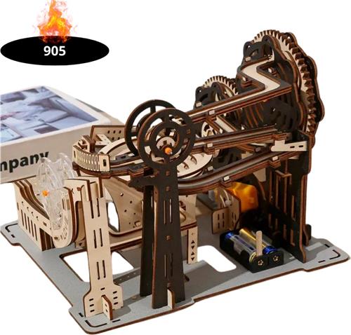 Bovista Bouwpakket Hout - Kinderen - Volwassenen - Bouwpakketten Volwassenen - Boot - Houten Puzzel - 3D - Mechanische Trackball