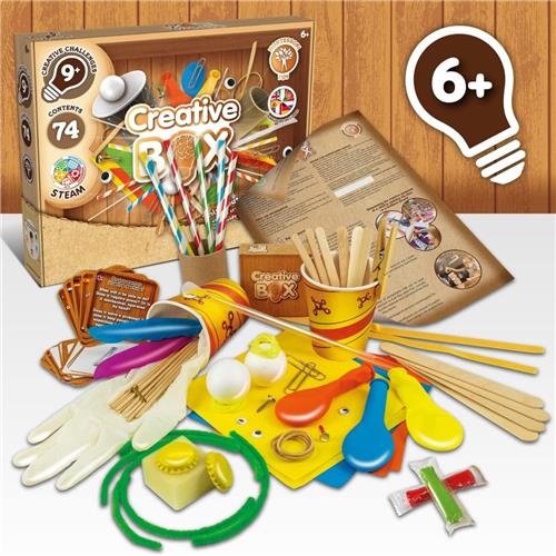 Lexium Knutselkoffer - Knutselset - Knutseldoos - Knutselbox - Creatief Speelgoed voor Kinderen - Knutselen Meisjes - Knutselen Jongens