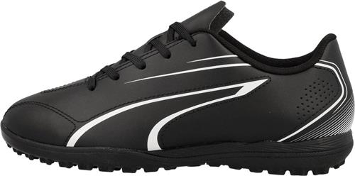 Puma Vitoria TT (Astro Turf) Football Boots - Black/White - 7.