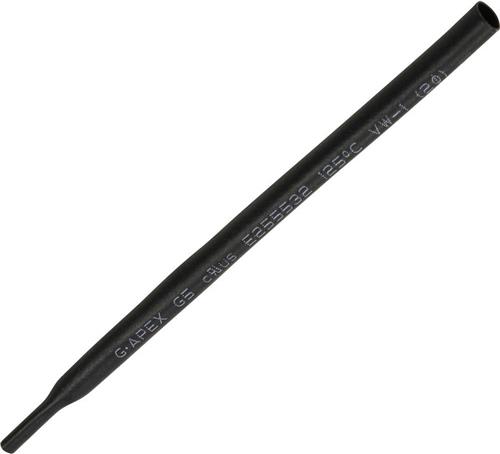 TRU COMPONENTS 1565142 Krimpkous zonder lijm Zwart 2 mm 1 mm Krimpverhouding:2:1 15 m