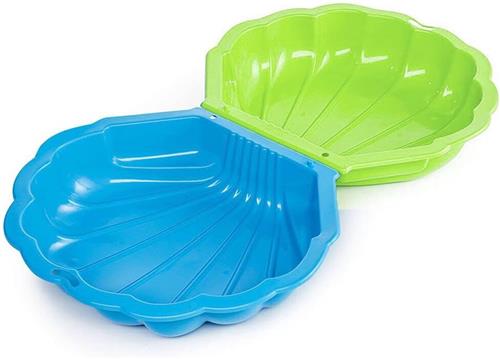 Lexium zandbak schelp - zandbak - zandbak schildpad - zandbak schelp met deksel - zandbak speelgoed