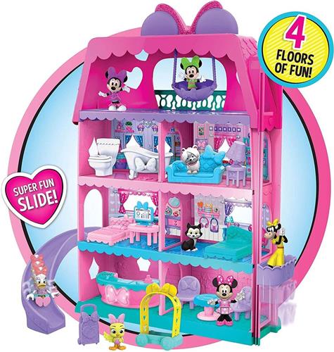 Minnie Mouse - Bow-tel Hotel - Poppenhuis Met Geluid - Kinderspeelgoed