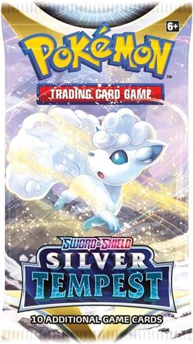 Pokémon - SWORD SHIELD - Silver Tempest Boosterpack (1stuk) - 1 pakje bevat 10 game cards