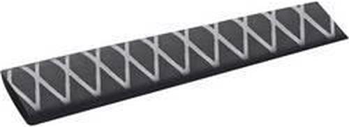 TRU COMPONENTS 1572155 Krimpkous zonder lijm Zwart 45 mm 22.50 mm Krimpverhouding:2:1 1 m