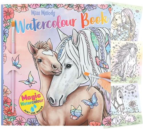 Depesche - Miss Melody Watercolour boek - kleurboek