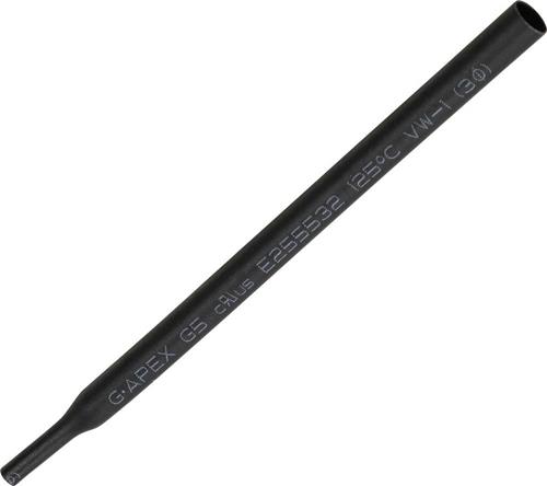 TRU COMPONENTS 1566753 Krimpkous zonder lijm Zwart 3 mm 1.50 mm Krimpverhouding:2:1 15 m