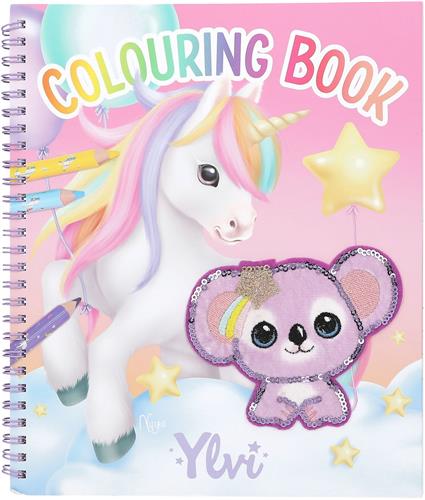 Depesche - Ylvi kleurboek met eenhoorn en pailletten