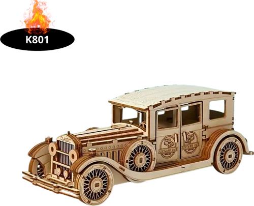 Bovista Bouwpakket Hout - Kinderen - Volwassenen - Bouwpakketten Volwassenen - Boot - Houten Puzzel - 3D - Auto