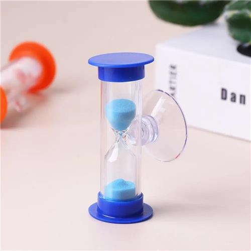 CHPN - Zandloper - Zandloper met zuignap - Timer - 2 min timer - Timer voor tandenpoetsen - 2 minuten timen - Hourglass - Blauw of wit