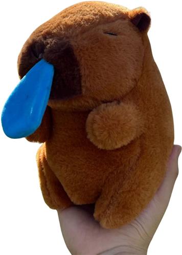 Livano Knuffel - Knuffelbeer - Knuffeldoekje - Groot - Meme - Baby - Capibara - Stuffed Animal - Plushie - Plush - Dier - 7