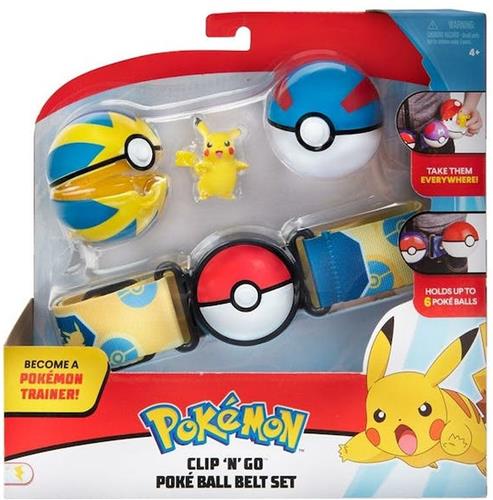 Pokemon - Clip 'N' Go Pokéball Belt Set Wave 7 (1 van assortiment)