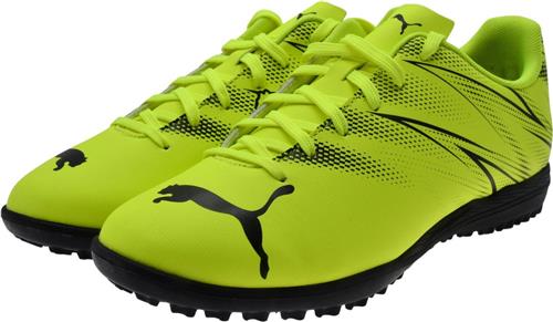 Puma Attacanto TT (Astro Turf) Football Boots - Black/Silver - 6.