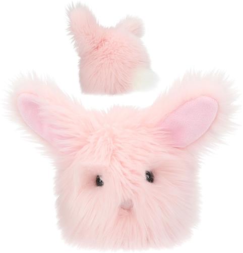 Depesche - SNUKIS pluizig konijn knuffel - blush