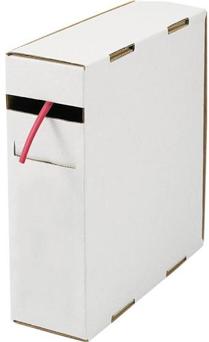 TRU COMPONENTS 1570156 Krimpkous zonder lijm Rood 6 mm 3 mm Krimpverhouding:2:1 10 m