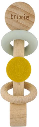 Trixie Houten Rollende Rammelaar - Mr. Lion - Eerste speelgoed baby - Kraamcadeau - Voor Jongens & Meisjes