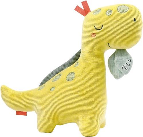 Lichtgevende knuffel - Dino - 23 cm - Groen/Geel - Knuffel met licht - Babyknuffel - Knuffel - Knuffelbeer