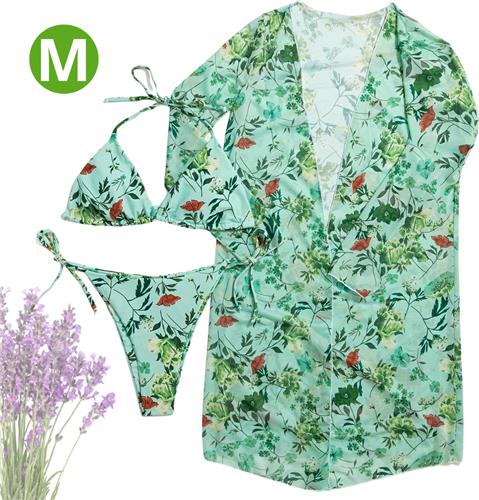 Livano Bikini Dames - Meisjes Bikini - Badpak - Push Up - Vrouwen Badkleding - Zwemmen - Sexy Set - Top & Broekje - Smaragd Groen - Maat M